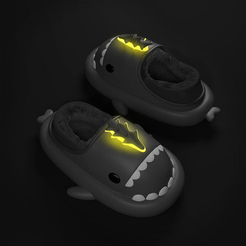 Sharkicks Basic - Hiver, Chaussons Requins Dragon Foudre, Talon Couvert